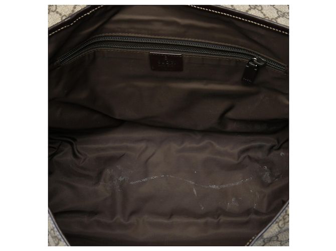 Borsa a tracolla Gucci Beige GG Supreme Interlocking G - vista 4