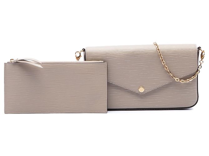 Pochette Félicie Louis Vuitton Beige Epi Pochette Felicie - vista 7