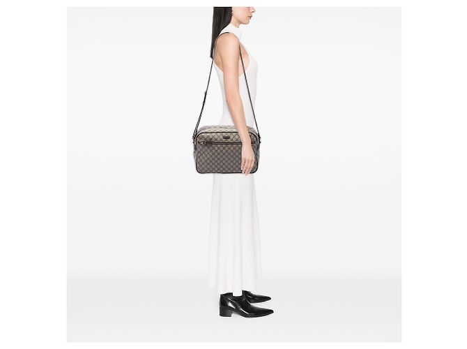 Gucci Beige GG Supreme Crossbody - vista 6
