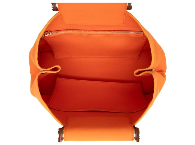Hermès Orange Toile Cabag Elan PM - vista 4