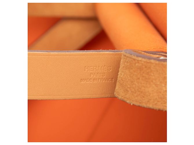 Hermès Orange Toile Cabag Elan PM - vista 5