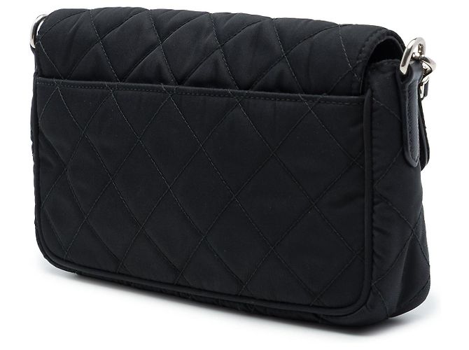 Prada Black Impuntu Tessuto Crossbody - vista 2