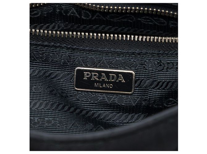 Prada Black Impuntu Tessuto Crossbody - vista 5