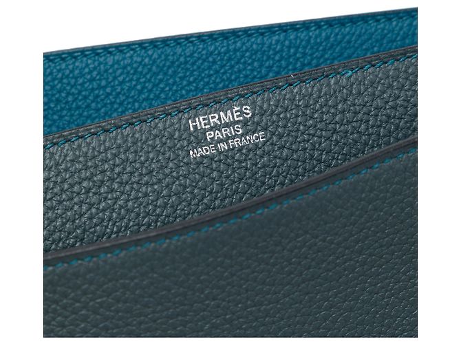 Sac à dépêches Hermès Blue Togo Verso Sac a Depeches 38 - vista 5