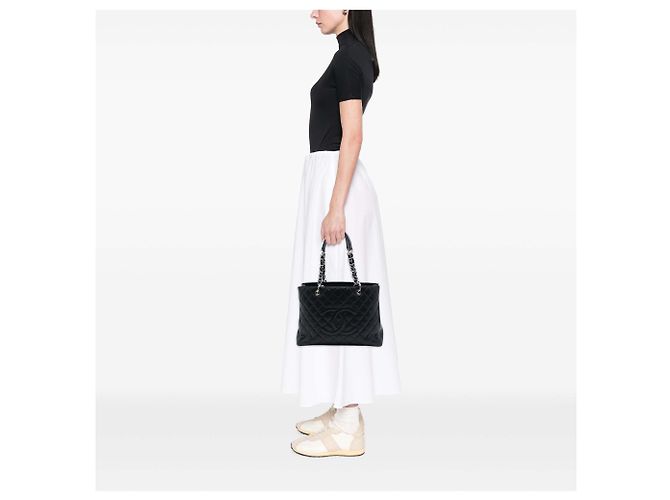 Chanel Black Caviar Grand Shopping Tote - vista 6