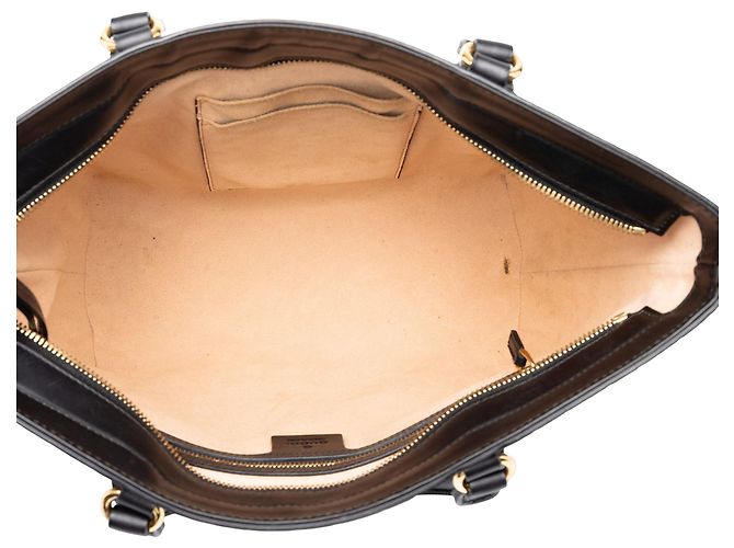 Borsa Tote Convertibile Guccissima Small Nera Gucci - vista 4