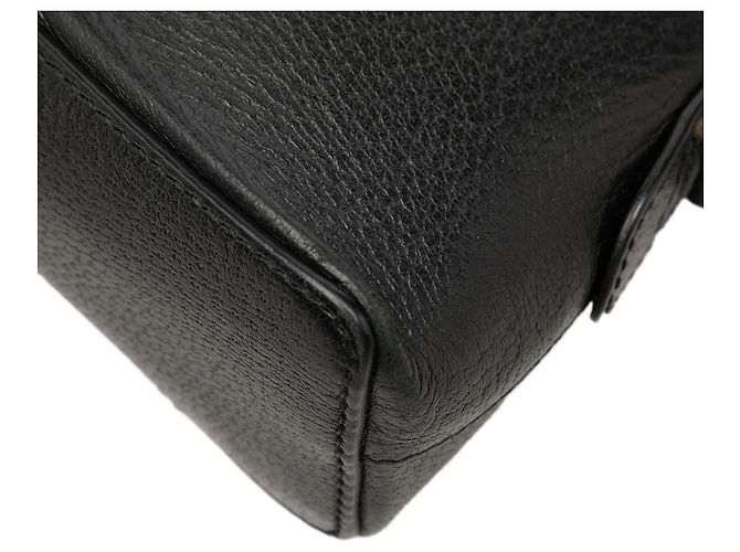 Gucci Borsa a tracolla Dome Ophidia piccola in pelle di vitello nera con Web - vista 6