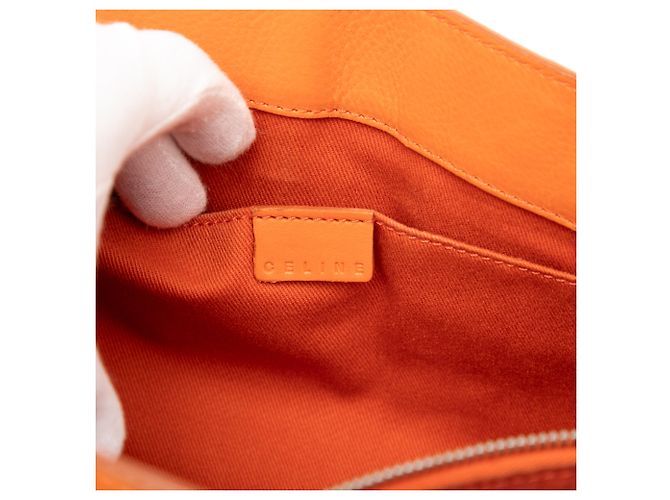Céline  mala Boogie Celine em couro laranja - vista 5