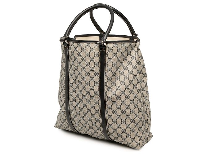 Gucci Beige GG Supreme Joy Vertical Tote - Ansicht 2