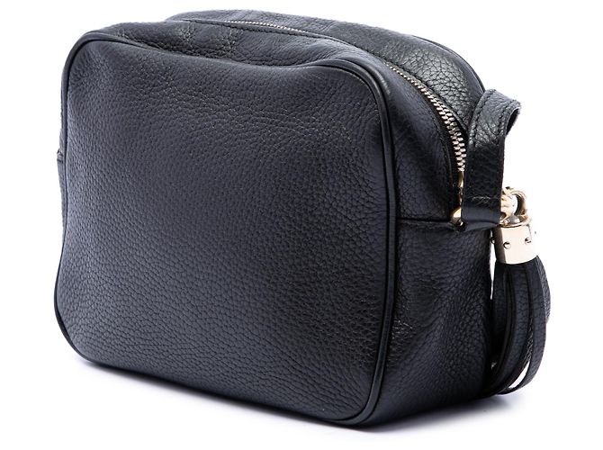 Gucci Soho Disco Crossbody in pelle di vitello nera - vista 2