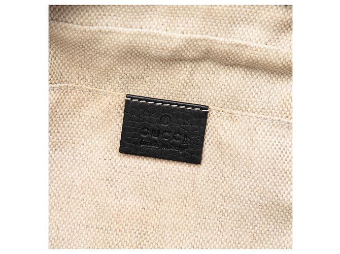 Gucci Soho Disco Crossbody in pelle di vitello nera - vista 5