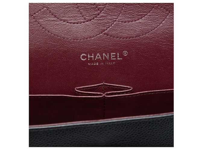 Chanel Black Jumbo Classic Caviar Double Flap - vista 5