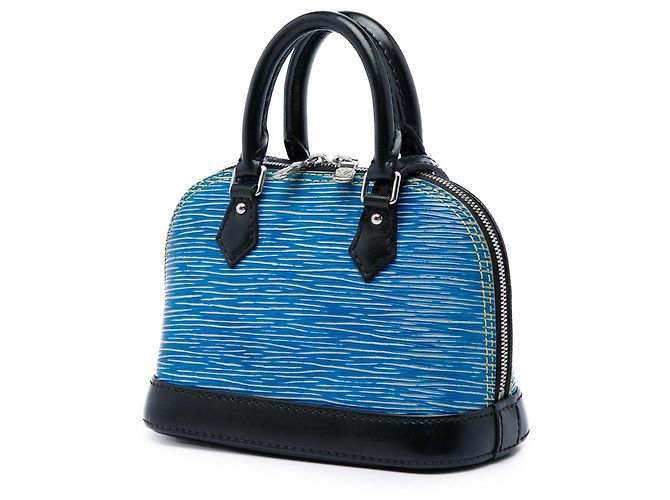 Louis Vuitton Blue Epi Denim Alma BB - Ansicht 2