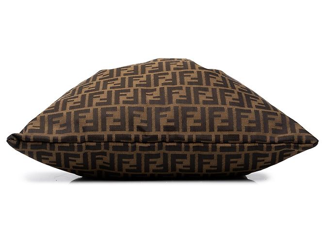 Fendi Beuteltasche aus braunem Zucca Canvas - Ansicht 3