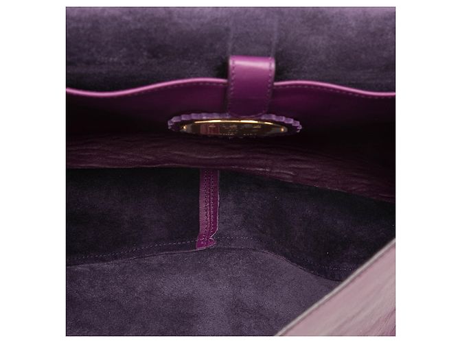 Borsa a tracolla LOEWE Purple Nappa Anagram Tassel - vista 4