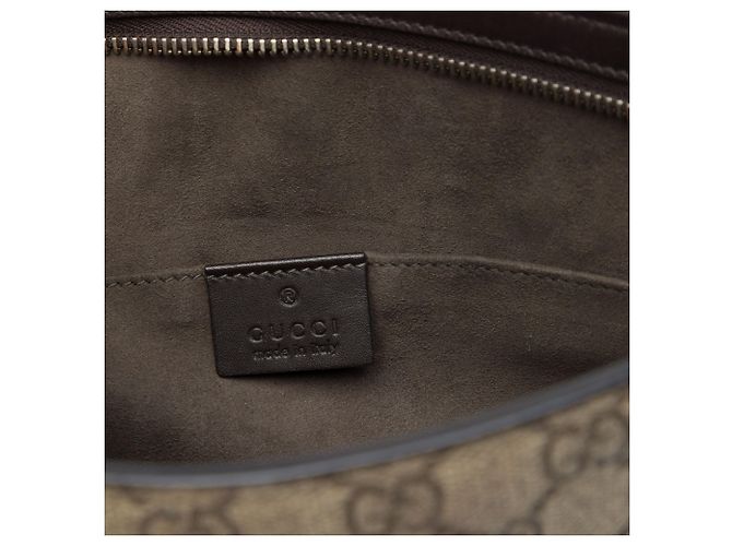 Gucci Beige GG Supreme Web Clutch - Ansicht 5