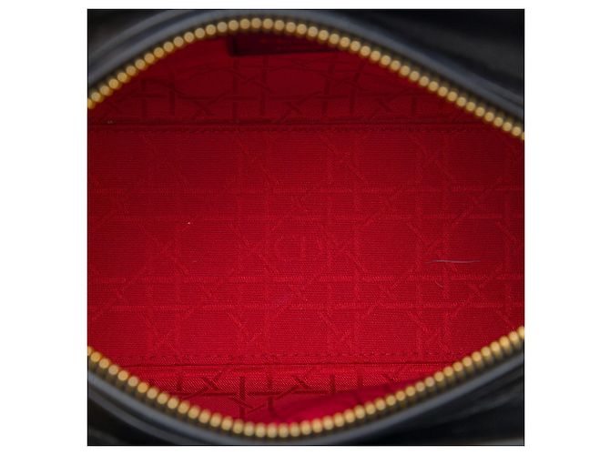 Dior Black Medium Lambskin Cannage Lady Dior - Ansicht 4