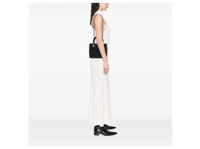 Dior Black Medium Lambskin Cannage Lady Dior - Ansicht 6