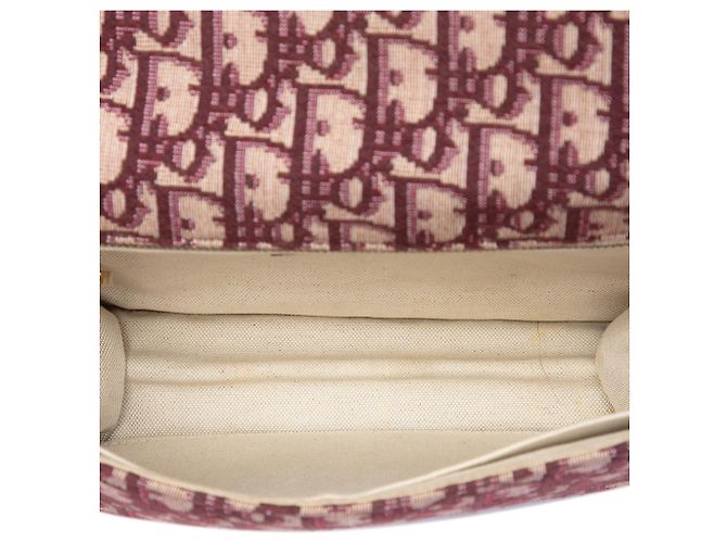 Dior Red Oblique Canvas DiorAddict Flap - Ansicht 4
