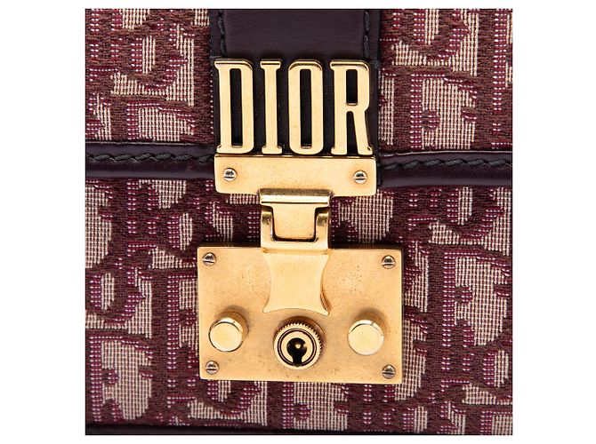 Dior Red Oblique Canvas DiorAddict Flap - Ansicht 5
