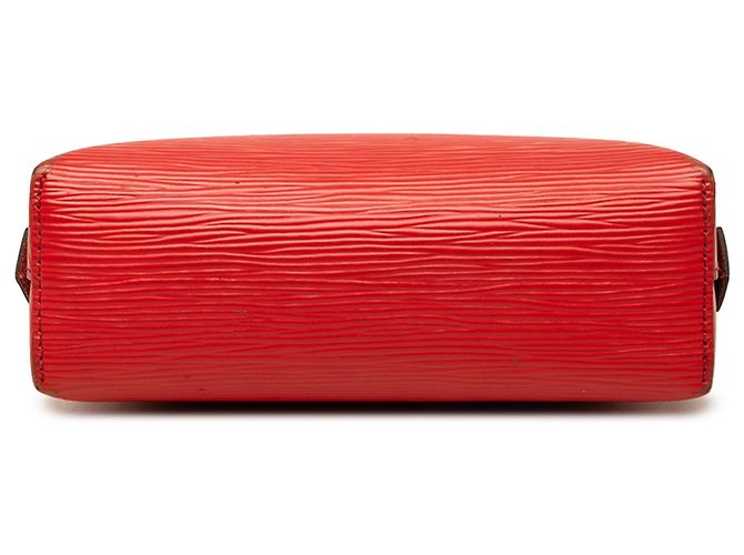 Necessaire Louis Vuitton Red Epi PM - vista 3