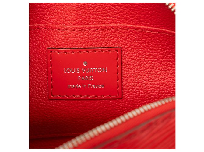 Necessaire Louis Vuitton Red Epi PM - vista 5