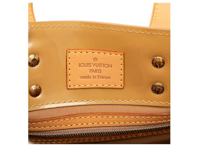 Louis Vuitton Beige Monogram Vernis Reade PM - vista 5