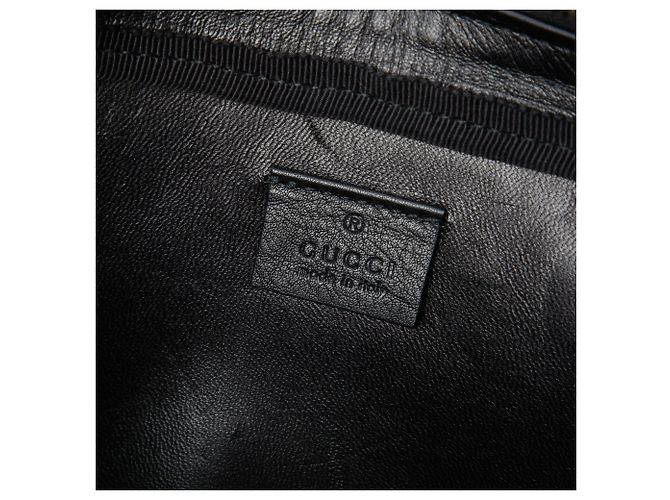 Clutch Gucci Black Guccissima - vista 5
