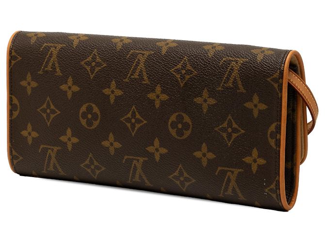 Louis Vuitton Brown Monogram Pochette Twin GM - vista 2