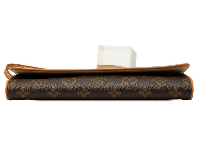 Louis Vuitton Brown Monogram Pochette Twin GM - vista 3