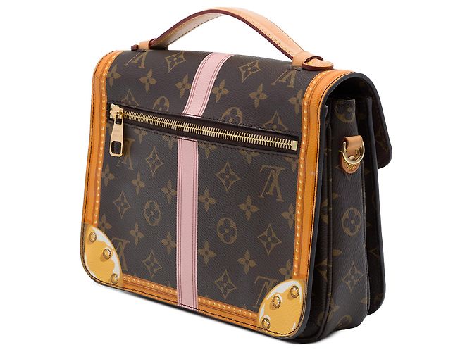 Louis Vuitton Brown Monogram Summer Trunks Pochette Metis - vista 2