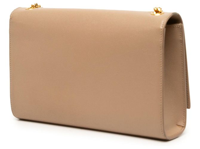 Autre Marque Saint Laurent Beige Medium Grain De Poudre Monogram Kate Crossbody - vista 2