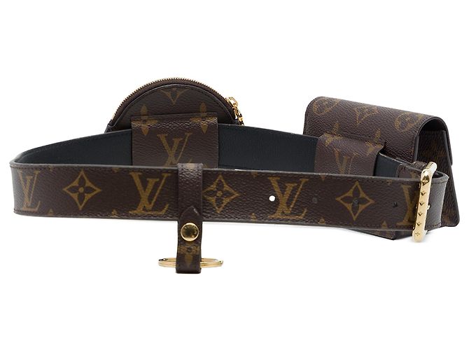Ceinture Louis Vuitton Brown Monogram Daily Multi Pocket 30mm - vue 2