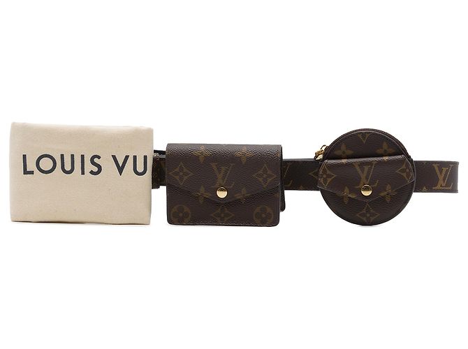 Ceinture Louis Vuitton Brown Monogram Daily Multi Pocket 30mm - vue 7