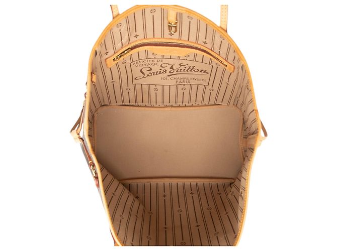 Louis Vuitton Brown Monogram Neverfull MM - vista 4