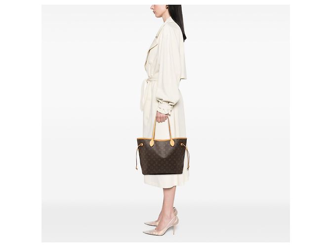 Louis Vuitton Brown Monogram Neverfull MM - vista 7