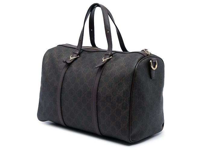 Borsa Gucci Brown Medium GG Supreme Nice Boston Bag - vista 2