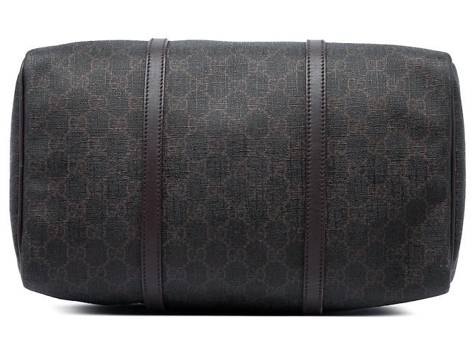 Borsa Gucci Brown Medium GG Supreme Nice Boston Bag - vista 3