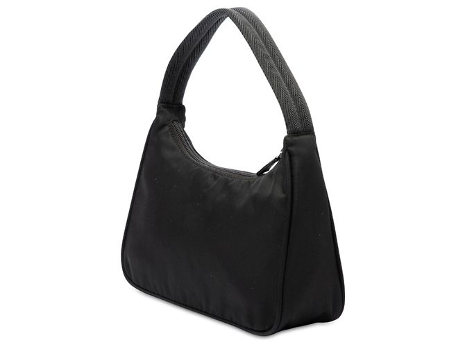 Borsa a tracolla Prada Mini Tessuto Sport Nera - vista 2