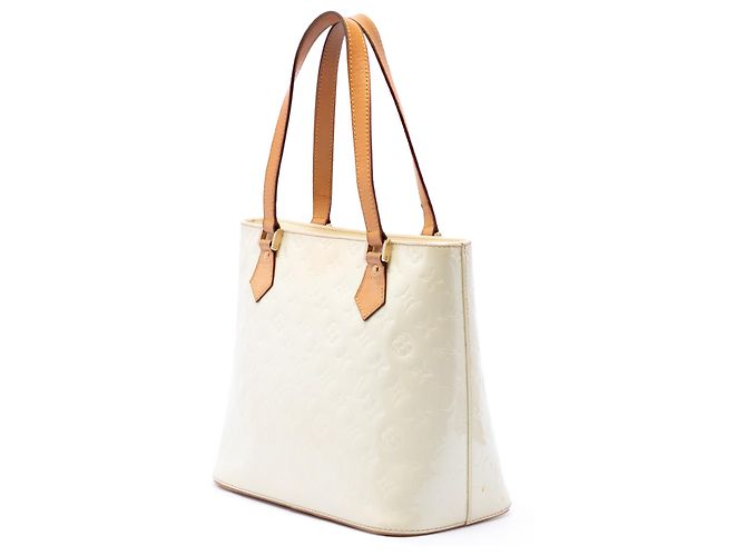Louis Vuitton White Monogram Vernis Houston - vista 2