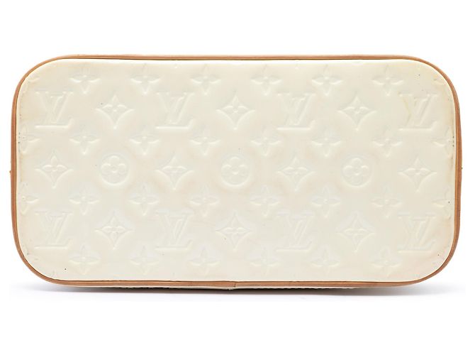 Louis Vuitton White Monogram Vernis Houston - vista 3