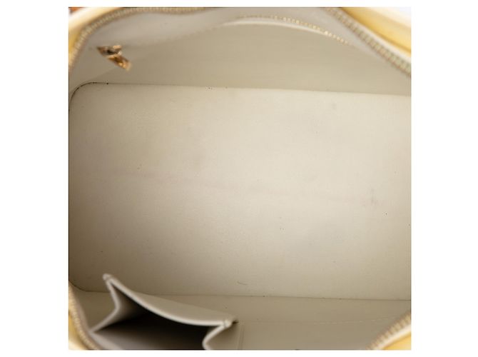 Louis Vuitton White Monogram Vernis Houston - vista 4