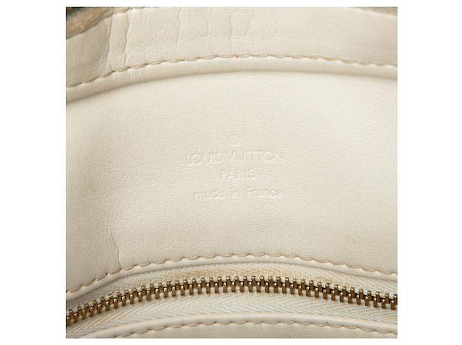 Louis Vuitton White Monogram Vernis Houston - vista 5