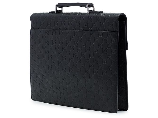 Borsa Business Gucci Black Guccissima - vista 2