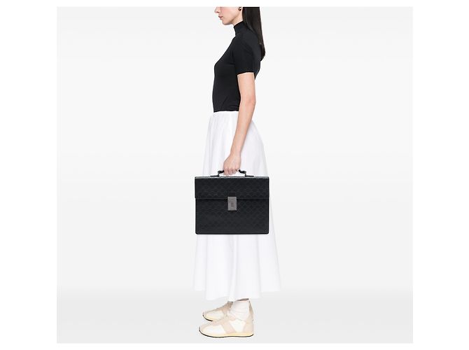 Borsa Business Gucci Black Guccissima - vista 6