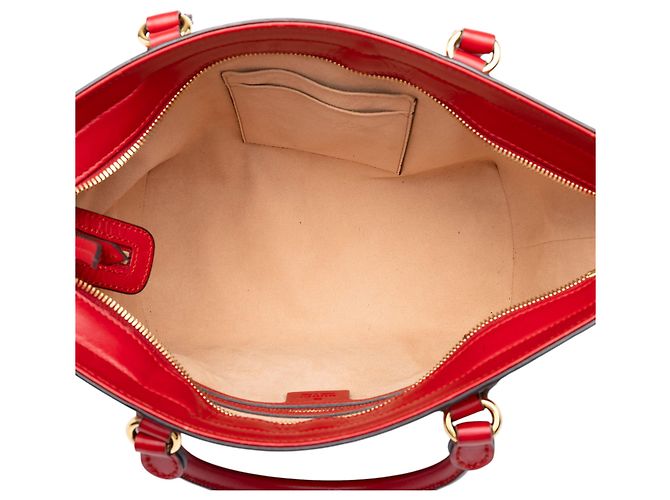 Borsa Tote convertibile Guccissima Small rossa Gucci - vista 4