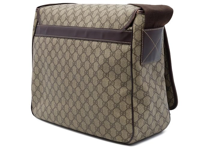 Gucci Beige GG Supreme Crossbody - vista 2