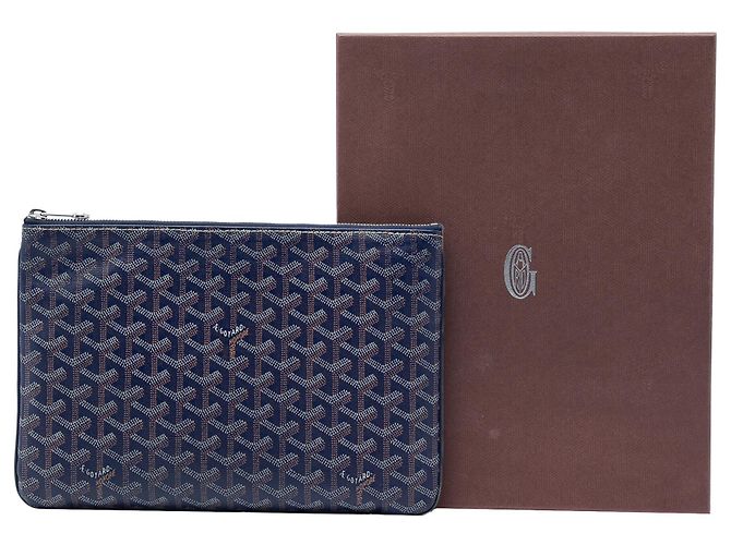 Goyard Blue Goyardine Senat MM - vista 6