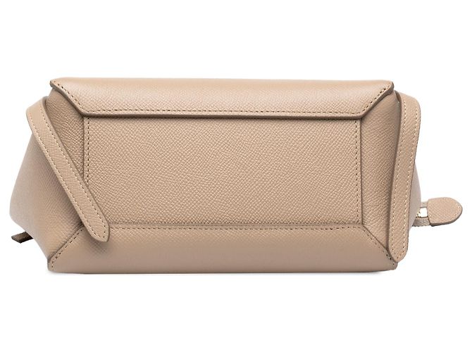 Belt Bag Céline Bolsa de cintura Celine Nano em couro de bezerro granulado Beige - vista 3