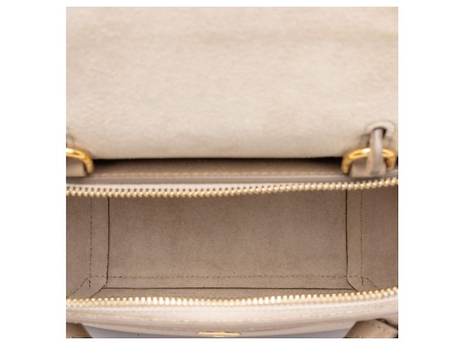 Belt Bag Céline Bolsa de cintura Celine Nano em couro de bezerro granulado Beige - vista 4